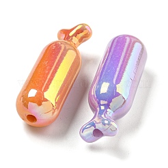 Uv placcato perline di acrilico&nbsp;OACR-G039-04