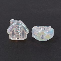 UV-Beschichtung regenbogenschillernde Acrylperlen&nbsp;PACR-M003-02F