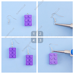 Kit fai da te per orecchini pendenti&nbsp;DIY-SC0011-24P