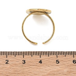 Offene Manschettenringe aus Edelstahl 304 für Damen&nbsp;RJEW-F207-01A-G