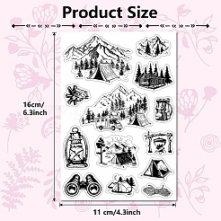 Individuelle transparente Stempel aus PVC-Kunststoff&nbsp;DIY-WH0439-0036