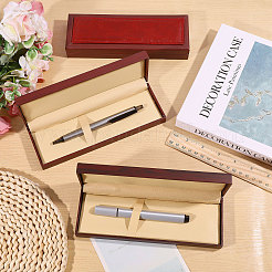 Scatole rettangolari per riporre una penna in pelle PU&nbsp;AJEW-WH0886-10