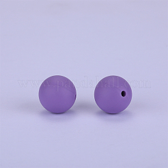 Perles focales rondes en silicone&nbsp;SI-JX0046A-109