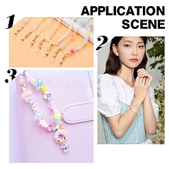 Kit de fabrication de bracelet extensible perlé mignon bricolage&nbsp;DIY-SC0020-60A
