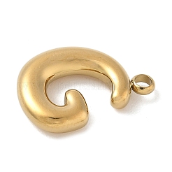 Pendentifs initiaux en acier inoxydable 304&nbsp;STAS-S186-12G-G