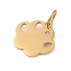 Ciondoli in strass in acciaio inossidabile 304&nbsp;STAS-M063-01G