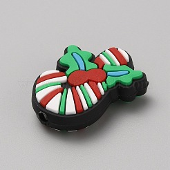 Weihnachtsmotiv-PVC-Kunststoffperlen&nbsp;SIL-SZC0005-17K