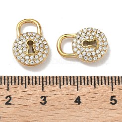 Ciondoli in acciaio inossidabile 304 con micro pavé di zirconi cubici trasparenti&nbsp;STAS-K295-48C-G