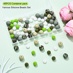 Perle focali in silicone ecologico per uso alimentare&nbsp;SIL-YW0001-72B