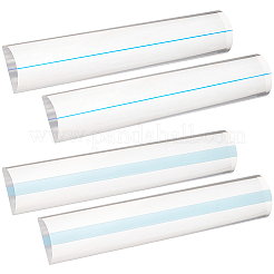 4 righello di lente d'ingrandimento in acrilico con 2 stili per la lettura&nbsp;OFST-FG0001-02A