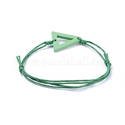Bracelets réglables en cordon de coton ciré&nbsp;BJEW-JB04292-02