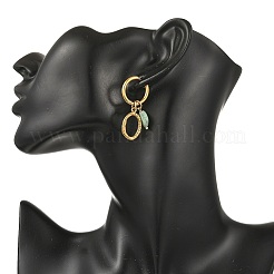 Orecchini a cerchio huggie in acciaio inossidabile 202&nbsp;EJEW-JE07392