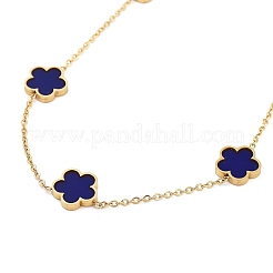 Collana in acciaio inossidabile dorato 304&nbsp;NJEW-K252-09G-04