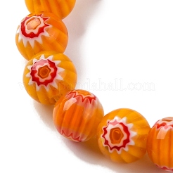 Handgemachte Millefiori Bunte Malerei Perlen Stränge&nbsp;LAMP-G164-05D