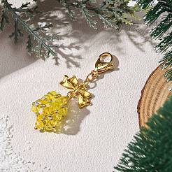 Pendentifs décoratifs en verre&nbsp;HJEW-MZ00311-03