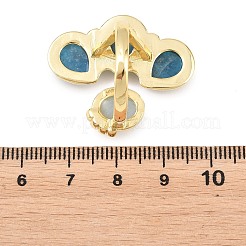 Bagues manchettes en apatite naturelle et en aigue-marine naturelle&nbsp;GG-G001-03G-03