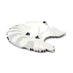 Pendenti in acciaio inossidabile 201 anti-ossidazione&nbsp;LS-STAS-R118-14P
