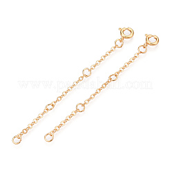 Rallonge de chaîne de câble en laiton&nbsp;KK-ZX024-36G-C