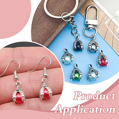 Pendenti di perle imitazione resina 40 pz 10 colori&nbsp;RESI-ME0001-31