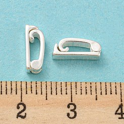 925 Faltschließe für ein Uhrenarmband aus Sterlingsilber mit 925 Stempeln&nbsp;STER-B002-04A-S