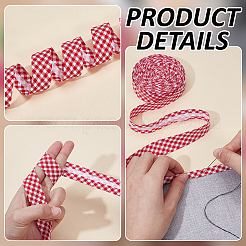 Ruban tartan en coton&nbsp;OCOR-WH0036-51B