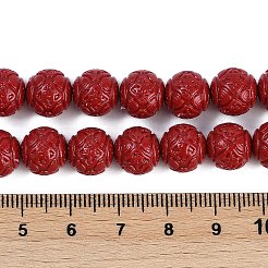 Fili di perline intagliate di corallo sintetico&nbsp;CORA-M001-16