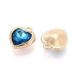 Breloques en alliage avec strass&nbsp;PALLOY-T092-23G-03