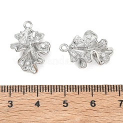 Messing micro pave klare zirkonia anhänger&nbsp;KK-K351-80P