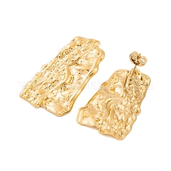 Orecchini a bottone in acciaio inossidabile 304 con placcatura ionica (ip) per donna&nbsp;EJEW-P279-55G