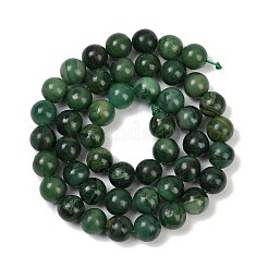 Natürliche afrikanische Jade Perlen Stränge&nbsp;G-K091-4mm