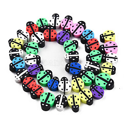 Handgefertigte Polymer Clay Perlen Strang&nbsp;CLAY-T020-36