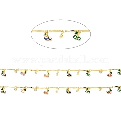 Catena a maglia in ottone fatta a mano&nbsp;CHC-D032-14G