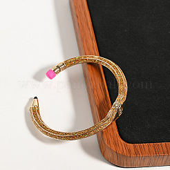 Bracelets manchettes en alliage émaillé au design crayon&nbsp;FS-WG7604E-01