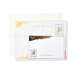 Pop-up-Grußkarten aus Papier mit 3D-Blumenmotiv&nbsp;AJEW-L102-01D