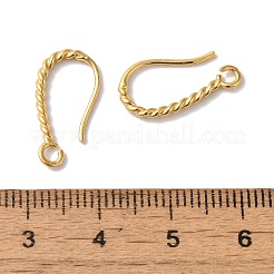Fil d'oreille en laiton plaqué longue durée&nbsp;KK-K381-07G-01