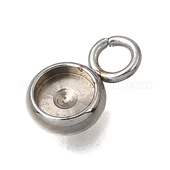 Pendentifs cabochons en acier inoxydable 304&nbsp;STAS-F365-02A-P