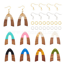 Kit de fabrication de boucles d'oreilles pendantes en forme de V&nbsp;DIY-BY0001-42