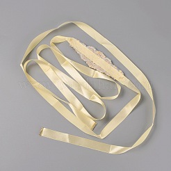 Ceinture de mariée de mariage pour robe de mariée&nbsp;AJEW-WH0223-56B