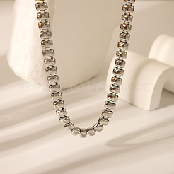 304 Edelstahl Bean Link Kette Halsketten & Armbänder Sets für Unisex&nbsp;KH5029-1
