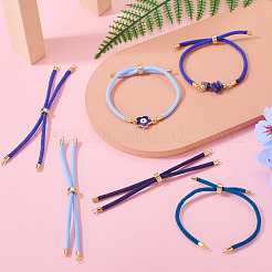 4 Stück 4 Farben Polyesterschnur Armbandherstellung&nbsp;MAK-TA0001-42