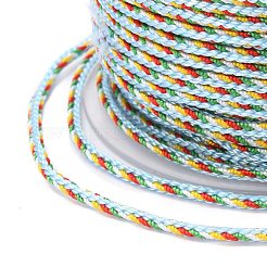 Cordón decorativo trenzado de nailon multicolor&nbsp;NWIR-Z003-E03