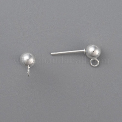 Ohrstecker mit Kugel aus Edelstahl 304&nbsp;STAS-H410-10S-A