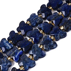 Naturales lapis lazuli teñidos abalorios hebras&nbsp;G-N371-10A-02