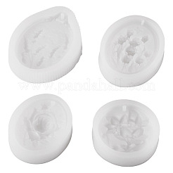 4 Stück Silikonseifenformen in 4 Stilen&nbsp;DIY-TA0013-19