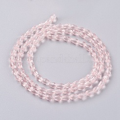 Sfaccettate perle di vetro fili&nbsp;X-GLAA-A036-F07