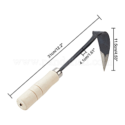 Houe en acier avec manche en bois&nbsp;TOOL-WH0128-10