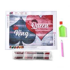 5D DIY Diamant Malerei Familienthema Leinwand Kits&nbsp;DIY-C004-64