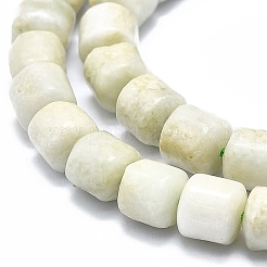 Hebras naturales de perlas de jade de myanmar&nbsp;G-F715-030