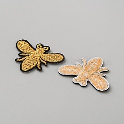 Computergesteuerte Stickerei Stoff zum Aufbügeln / Aufnähen von Patches&nbsp;PATC-WH0683-17A-01