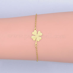 201 bracciali a maglie in acciaio inossidabile&nbsp;BJEW-T011-JN510-2